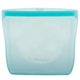 thumbnail image 1 of Progressive International Conteneur de Stockage Alimentaire PKS-21T pour Stocker des Aliments; Capacité de Stockage de 3 Tasses; Silicone; Turquoise; Fermeture Éclair; Réutilisable, 1 of 8