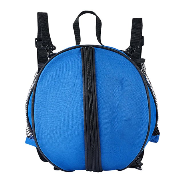 Abbracc Sac de Basketball Pratique Sac de Jour Bretelles Réglables Détachables Sac de Transport en Maille Bleu
