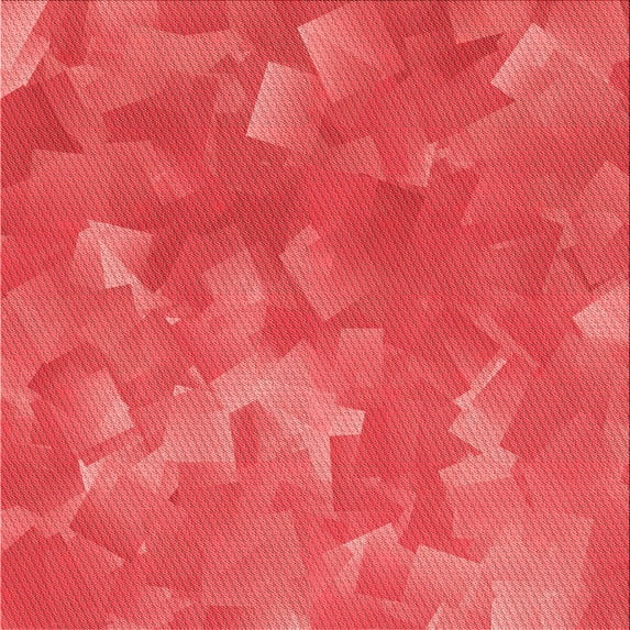 Ahgly Company Indoor Square Patterned Ferrari Red Area Rugs, 8' Square