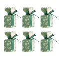 thumbnail image 4 of 50 cajas de regalo verdes con cinta, diseño de hojas de agradecimiento, para dulces, recuerdos de fiesta, embalaje de regalo para bodas., 4 of 14