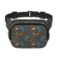thumbnail image 1 of Fotbe Deers In The Forest 1 Cangurera Cuadrada con Estampado de Doble Capa, Bolsa de Cintura Ajustable Mini para Hombres y Mujeres, 1 of 9