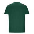 thumbnail image 4 of Men'S Vintage Washed Crew Neck Short Sleeve T Shirt With Chest Pocket Casual Tops For Summer Daily Wear And Streetwear,Army Green,XXL, 4 of 6