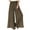 Brown, variant on Wide Leg Palazzo Pants for Women 2023 Solid Color Elastic High Waisted Boho Pant Casual Flowy Baggy Beach Lounge Trousers