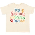 thumbnail image 3 of Inktastic My Grammy and Grampy Love Me Boys or Girls Toddler T-Shirt, 3 of 5