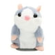 thumbnail image 2 of Juguete interactivo de peluche de ratón de hámster que habla, 2 uds., repite lo que dices, mimetismo, mascota, registro que habla aprendizaje Hugo Juguetes de hámster parlante, 2 of 10