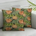 thumbnail image 2 of COMIO  Throw Pillow Cover Rcolor Mix of Green Salad Leaves and Red Tomato Slices Design Pattern Throw Pillow Case Cushion Cover Home Office Decorative Square  2pc, 2 of 6