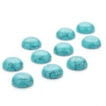 thumbnail image 5 of 20 Piece Round Blue Turquoise Gemstone Flatback Cabochon Charms Beads Embellishment For Jewelry Making Craft 6mm, 5 of 8