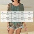thumbnail image 3 of Yubnlvae Grey Womens 3/4 Length Sleeve Tunic Tops Casual V Neck Shirts Basic Tees Business Work Blouses Summer Fall 2025 Clothes, S, 3 of 7