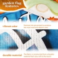 thumbnail image 4 of G128 Combo Pack: Garden Flag Stand Black 36 in x 16 in & Garden Flag Fall Decoration Autumn Blessings Gnomes with Pumpkins 12"x18" Double-Sided Blockout Fabric, 4 of 10