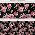 thumbnail image 2 of Soimoi Cotton Cambric Fabric Leaves & Peony Floral Printed Craft Fabric by The Yard 42 Inch Wide, 2 of 7