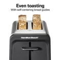 thumbnail image 4 of Hamilton Beach 2 Slice Toaster with Wide Slots, Bagel Function, Toast Boost, Stainless Steel, 4 of 13