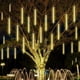 thumbnail image 5 of Guirnalda de luces LED con forma de lluvia de meteoritos, 192/288 LED, guirnaldas de hadas, decoraciones para árboles de Navidad, para fiestas al aire libre, bodas, luces de Navidad, 5 of 5