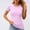 Pink#, variant on hoksml Women's Slim Fit Raglan Sleeve Workout T-Shirt, Breathable Mesh Panel Athletic Top for Yoga Gym Pickleball Running