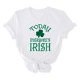thumbnail image 2 of Kayannuo T-Shirts à Manches Courtes pour Femmes Liquidation T-Shirts Graphiques Mode de la Saint-Patrick Col Rond Imprimé T-shirt Décontracté Ample, 2 of 4