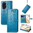 thumbnail image 4 of Funda Cartera FOXDOCK para Honor 200 , Flip PU con Relieve de Gatos y Perros, Tarjetero y Soporte, 4 of 6