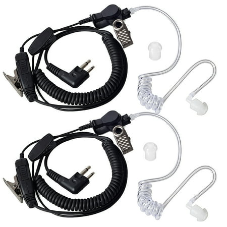 1 Wire Surveillance Earpieces PTT/Mic Acoustic Tube for Universal 2 Pin Motorola CP200 MU12 price history on PriceWatchPro