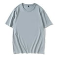 thumbnail image 1 of JUNWELL Hommes Liquidation Grandes Tailles Chemises pour Hommes Manches Courtes Liquidation Été T-Shirt à Col Rond pour Hommes Coton Mercerisé Manches Courtes, 1 of 3
