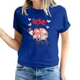 thumbnail image 2 of Meichang Hauts de Vacances pour Femmes T-Shirt de la Saint-Valentin Mignon Cœur Graphique T-Shirts Mignons Hauts de Vacances T-Shirts Manches Courtes Col Rond Mode 2025, 2 of 5