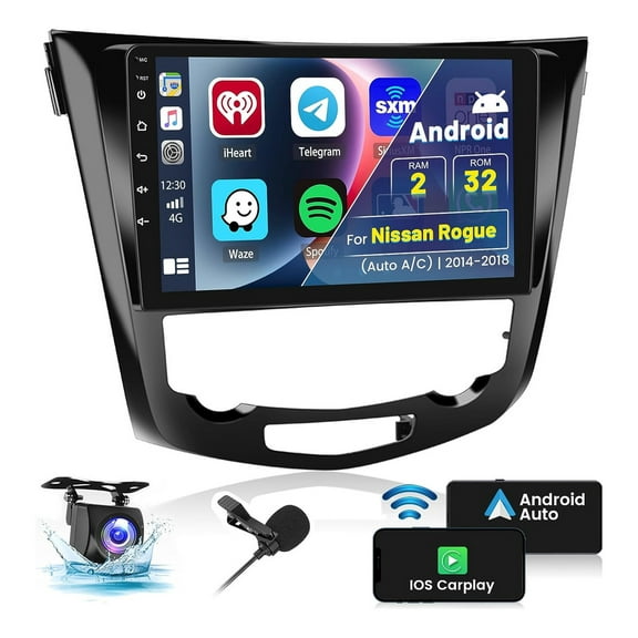 Stereo for Nissan Rogue 2014-2018 2 32g Android Carplay