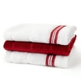thumbnail image 3 of Mainstays Cotton Kitchen Towel, Dishcloth, Oven Mitt, and Pot Holder Set, Red, 8 Pieces, 3 of 5