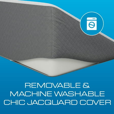 Kolbs Extra Wide Bed Wedge Pillow with Memory Foam Top for GERD and Acid Reflux, Stylish Jacquard Cover, (Extra Large 12 Height (31 x 33 x 12), Multi-Color