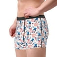 thumbnail image 2 of Pofeuu American Gnomes Print Men’s Boxer Briefs, Moisture-Wicking Underwear, Regular,Trunk-Large, 2 of 5