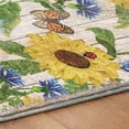thumbnail image 5 of Addison Rugs Dream Shag Premium Machine Washable Transitional Sunflowers/butterflies Yellow Runner Rug, 2'3" x 7'6", 5 of 8