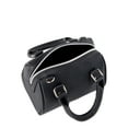 thumbnail image 4 of No Boundaries Faux Leather Mini Barrel Bag, 4 of 4