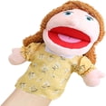 thumbnail image 4 of Family Hand Puppet School Family Puppet Interactive Show Puppet Role Play Toy Puppet With Removable Mouth Suitable For Children And Teenagers (Mom), 4 of 5