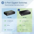 thumbnail image 2 of Conmutador de escritorio Gigabit TRENDnet TEG-S51 de 5 puertos RJ-45, 2 of 9