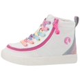 thumbnail image 2 of Billy Classic Lace High Rainbow Toddler Girls' (5-10) Sneaker White | BT19011 140, 2 of 6