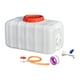 thumbnail image 2 of Contenedor de almacenamiento de agua potable, cubo horizontal reutilizable multiusos blanco 475 kg, 2 of 9
