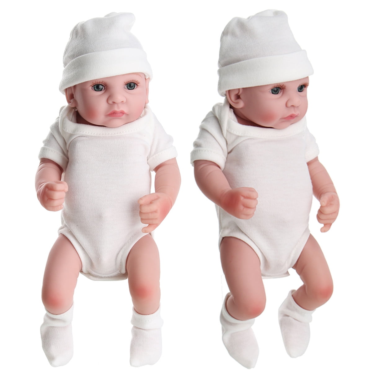 Reborn Dolls Boys Newborn Baby Doll Vinyl Silicone Clothes 11" Lifelike Gift Toy 
