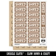 thumbnail image 2 of Shred Border Top Bottom Sticker Set - Brown - Matte Finish - 2.00" Large, 2 of 7