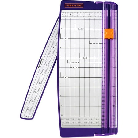 Fiskars 12" Euro Deluxe Portable Trimmer, Purple
