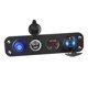 thumbnail image 4 of Panel de toma de corriente perfecl cargador USB doble voltímetro LED resistente al agua Luz roja, 4 of 8