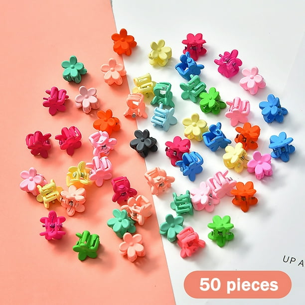 Baby Girl's Hair Clips Cute Hair Bows Baby Elastic Hair Ties Hair  Accessories Ponytail Holder Hairpins Set For Baby Girls Teens Toddlers,  Assorted styles, 50 pieces Pack（flower） 