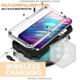 thumbnail image 2 of Allytech Rugged Case for iPhone 14 Pro (6.1 inch) 2022, Built-in Screen Protector Kickstand Camera Slide Cover Full Body Protective Dorp Test Anti-Scratch Case for iPhone 14 Pro 2022, Silver, 2 of 6