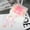 7.5cm pink rod skin white sponge, variant on Janrevotw 7.5cm Mini Double-Ended Latex Sponge Eyeshadow Stick One Swipe Portable 30pcs Box Eyeshadow Brush Nail Brush