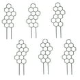 thumbnail image 2 of IPEWLEX 6 Pack Small Trellis for Climbing Plants, Outdoor Garden Support, Sturdy ABS Plant Brackets for Vines, Flowers & Vegetables, 2 of 6