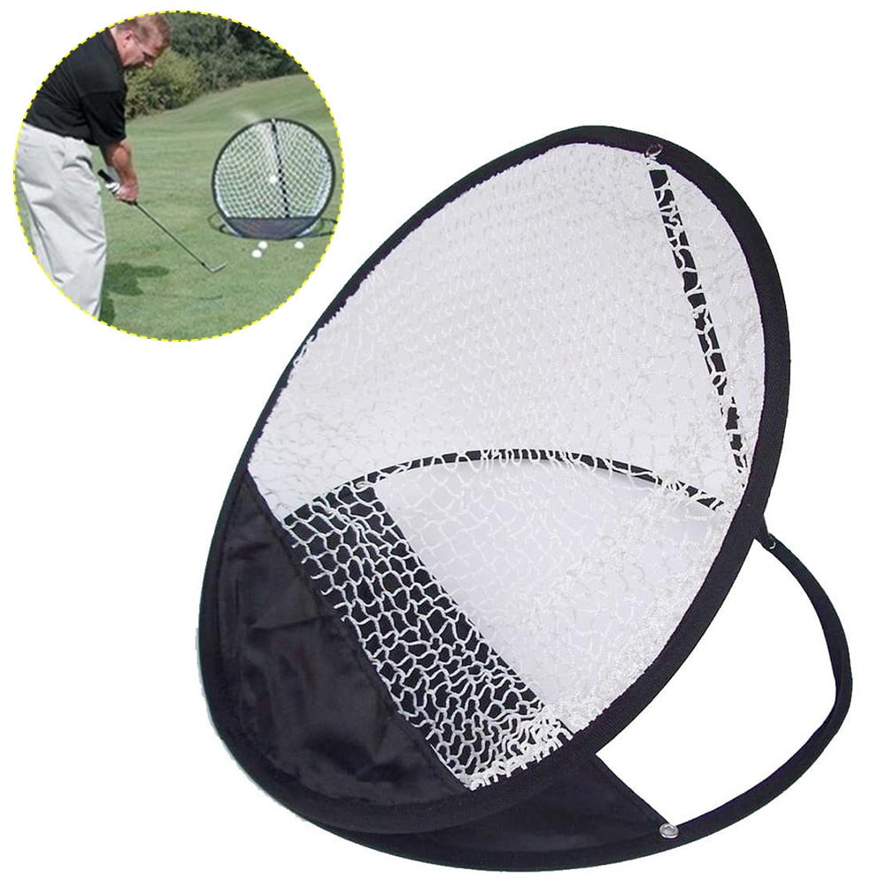 Portable Pitching Golf Target Training Practice Chipping Hitting Net Basket for Indoor Outdoor