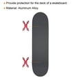 thumbnail image 4 of Uxcell Skateboard Gasket Deck Protector Prevent Sink Protective Anti Sinking Hardware Red x Shape, 4 of 5