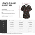 thumbnail image 4 of Xecao Spider Web for Women's V-Neck T-Shirts-Elegant Half-Sleeve Tops Perfect for Summer-Small, 4 of 5