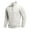 White, variant on Men Quarter Zip Pullover Golf Fleece Long Sleeve Thermal Lightweight Sweatshirt Slim Fit Stretchy Ribbed