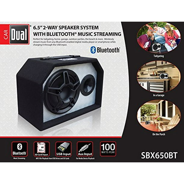 Dual Electronics SBX650BT 2 Way 65 inch Indoor Outdoor Bluetooth
