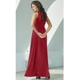 thumbnail image 4 of Womens Long Sleeveless Flowy Bridesmaid Cocktail Evening Gown Maxi Dress, 4 of 5