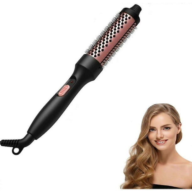 hot brush,electric heated round curling iron,hot tool curling iron,negative ion curling iron,hot round brush,professional hair styling tool,black