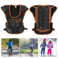 thumbnail image 3 of Children Riding Chest Protector, Riding Protective Chest Kids Sports Protector Vest Abrasion Resistance  For Protects The Body Orange Black L, 3 of 8