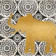 thumbnail image 3 of Brent, Paul 20x20 Black Modern Framed Museum Art Print Titled - Boho Elephant II, 3 of 5