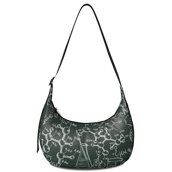 Sac Bandoulière Mural Éducatif Léger en Nylon avec Sangle Ajustable Formule Scientifique Cadeaux pour Classe Petite Bourse pour Femmes Voyage Quotidien